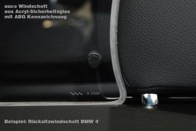 RÜCKSITZ WINDSCHOTT für BMW 4 F33, F83, G23, G83 RÜCKSITZ WINDSCHOTT für BMW 4 F33, F83, G23, G83