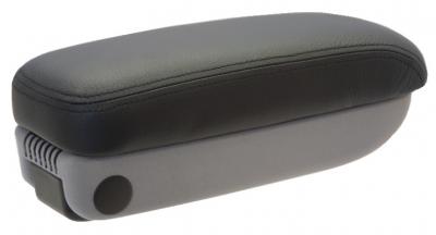 Mittelarmlehne ABS beflockt-Leder • MLC310-F21L10 hellgrau-schwarz