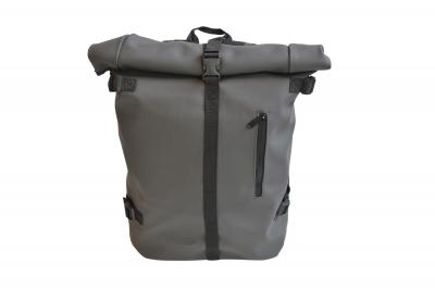 Roll-top laptop backpack