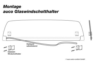 winddeflector for BMW E30, E36