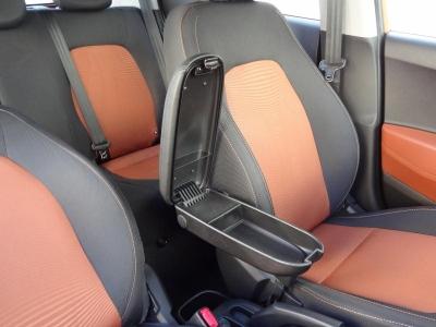 armrest ABS flocked-leather • MLC310-F21L10 light grey-black